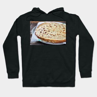 Stack of thin fine pancakes Hoodie